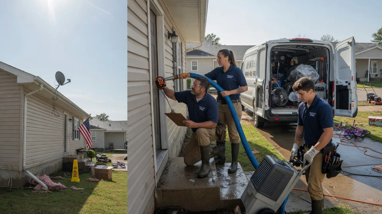 Ceiling Water Damage Restoration in Ector, TX near me